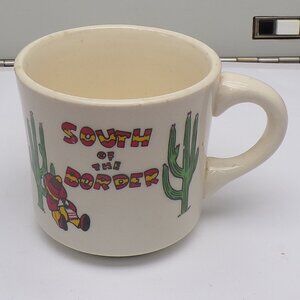 South of the Border Souvenir Coffee Mug, Vintage Collectible  Cup